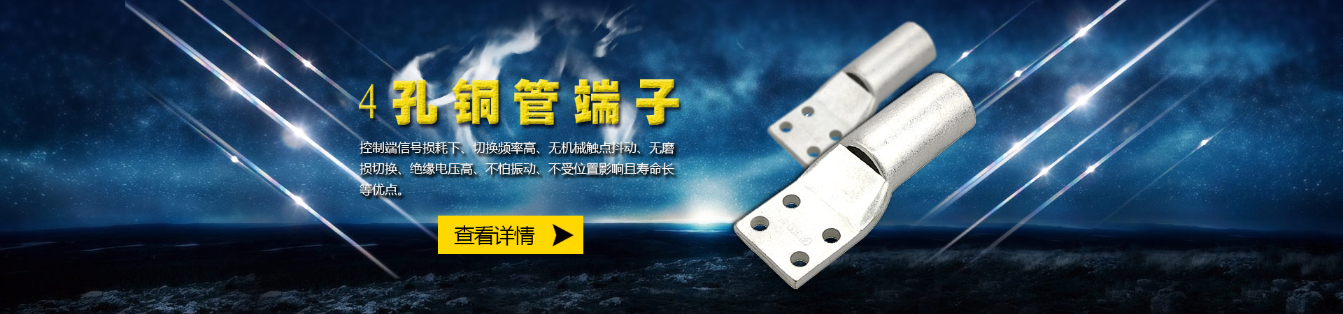 4孔铜管端子